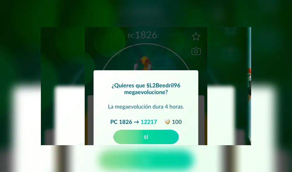 Mega-Beedrill puede llegar a tener hasta 12217 de PC en Pokémon GO. Foto: PvPoke.