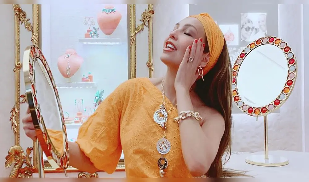 Thalía y su debilidad por las joyas que se evidencia en Instagram Thalía y su debilidad por las joyas que se evidencia en Instagram