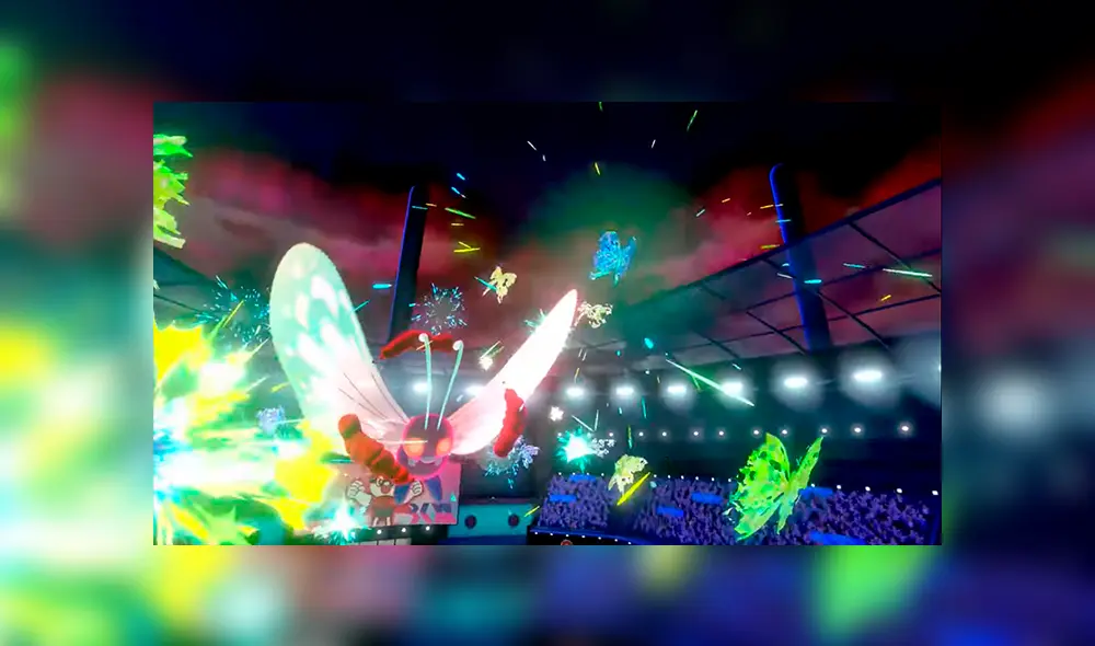 Butterfly forma Gigamax en Pokémon Escudo y Espada.