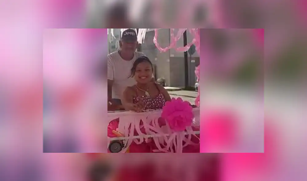 El hombre demostró que para hacer feliz a su hija no se necesita mucho dinero, sino creatividad. Vía Facebook Foto: captura