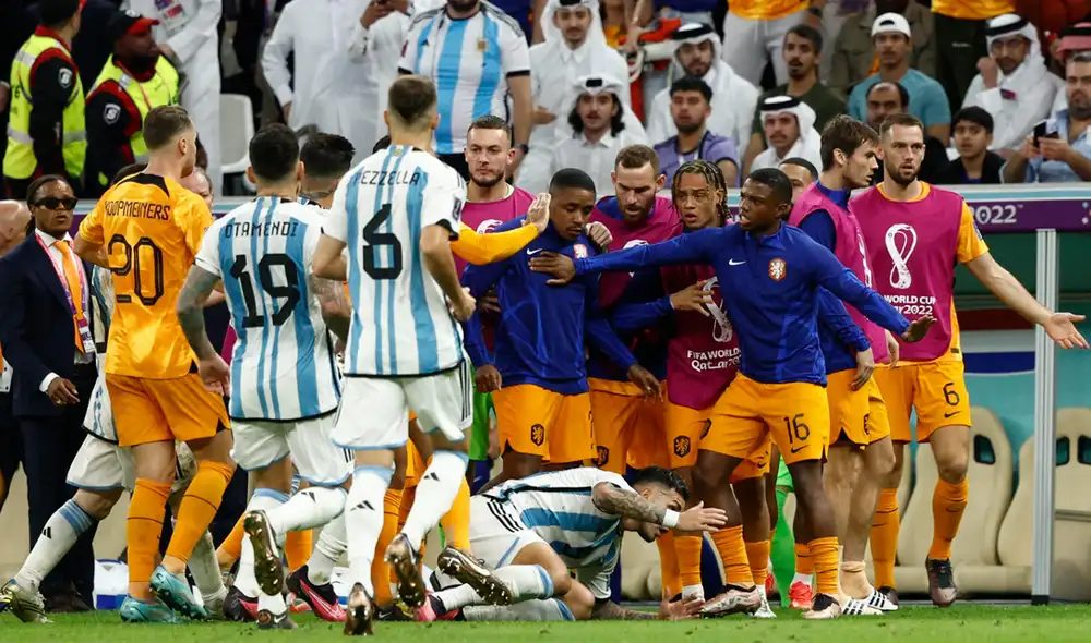 Argentina venció en penales a Países Bajos luego de empatar 2-2 en el tiempo reglamentario. Foto: EFE Argentina venció en penales a Países Bajos luego de empatar 2-2 en el tiempo reglamentario. Foto: EFE