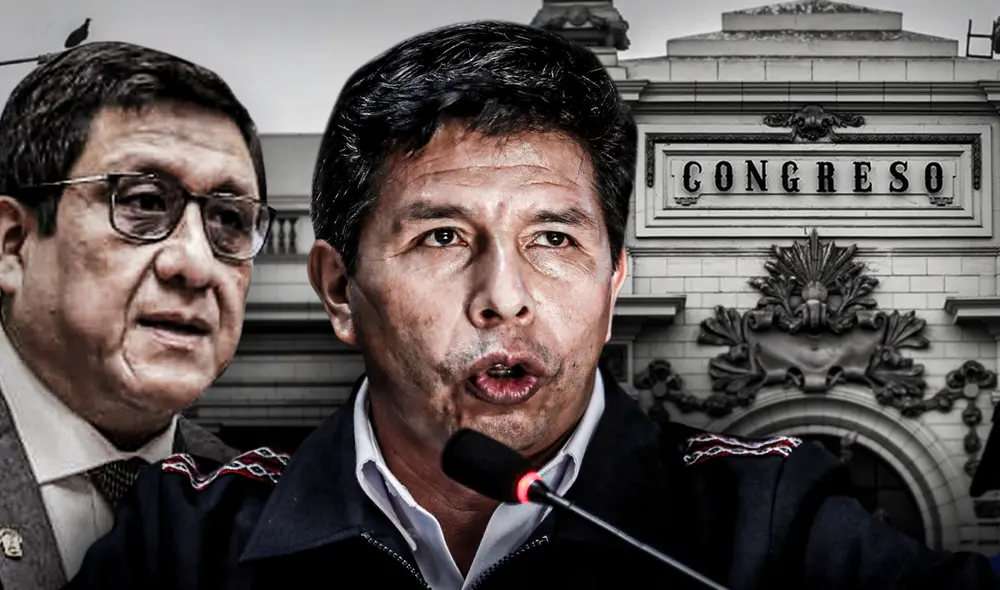 Castillo será interrogado por la Comisión de Fiscalización del Congreso este lunes 27 en medio de un paro de transportes. Foto: composición de Jazmín Ceras/ La República