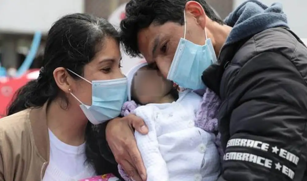 EsSalud: bebé de 10 meses fue dada de alta. Créditos: Seguro Social de Salud. EsSalud: bebé de 10 meses fue dada de alta. Créditos: Seguro Social de Salud.