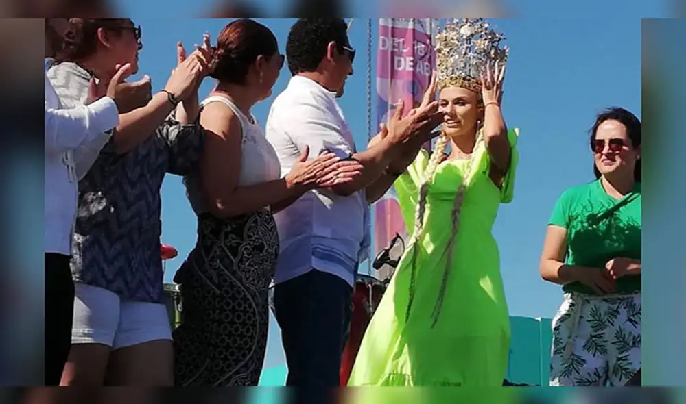 Actriz rusa, Irina Baeva, se corona como la Reina del Mar en medio de críticas