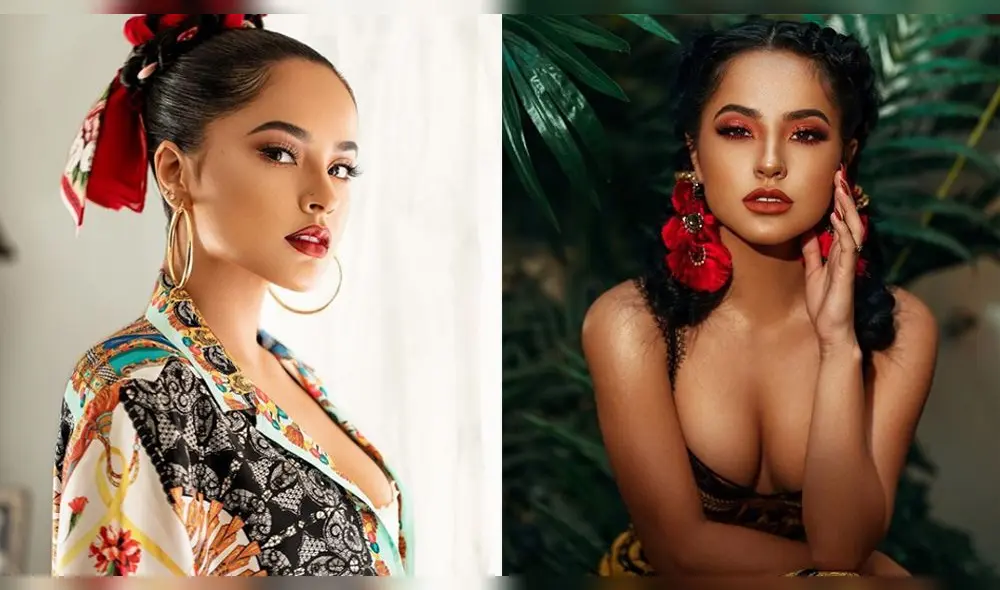Becky G baja de peso y presume su nueva figura en atrevido traje de baño