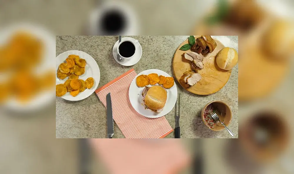 Sanguches: ¿Cómo se hace el pan con chicharrón? [Vídeo]