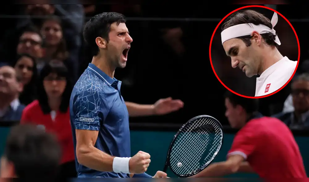 Djokovic clasificó a la final del Masters de París tras vencer a Federer [VIDEO]