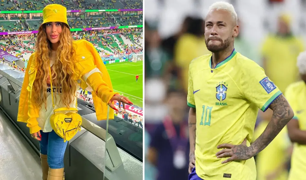 Neymar anotó un gol ante Croacia. Foto: composición/Instagram/Rafaella Santos/EFE Neymar anotó un gol ante Croacia. Foto: composición/Instagram/Rafaella Santos/EFE