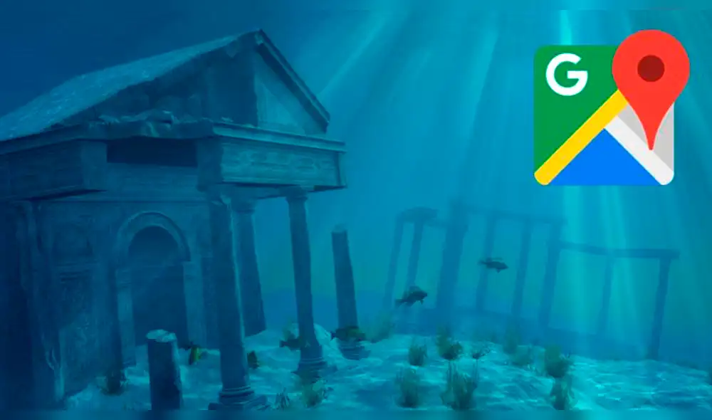 Google Maps: la 'Atlántida' existe y se encuentra en playas mexicanas [FOTO]