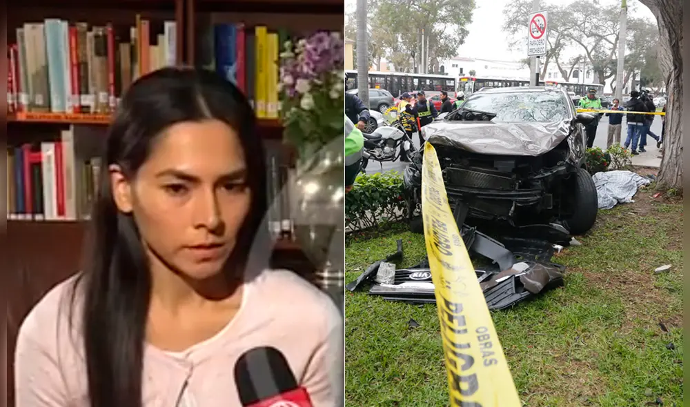 La conductora asegura que no estuvo maquillándose o usando su celular cuando ocurrió el accidente.