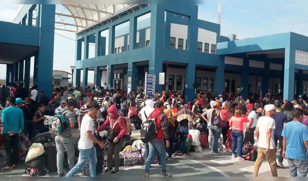 Cinco mil venezolanos se instalaron en Tumbes Cinco mil venezolanos se instalaron en Tumbes