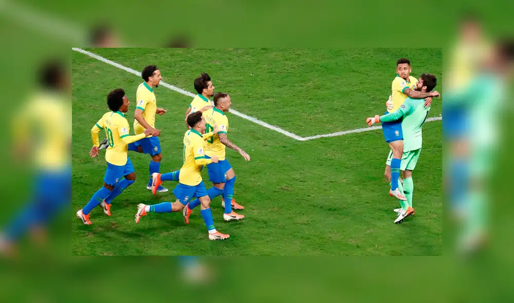 Copa América 2019: apagón en el penal de Gabriel Jesús. Foto: EFE