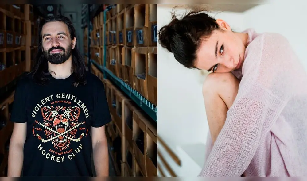 Jay Weinberg y Chloe Howcroft