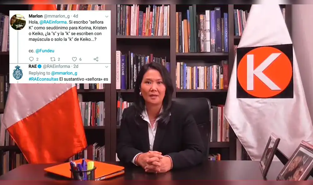 Twitter: Usuario consulta a la ‘RAE’ sobre la ‘señora K’ y recibe insólita respuesta [FOTO]