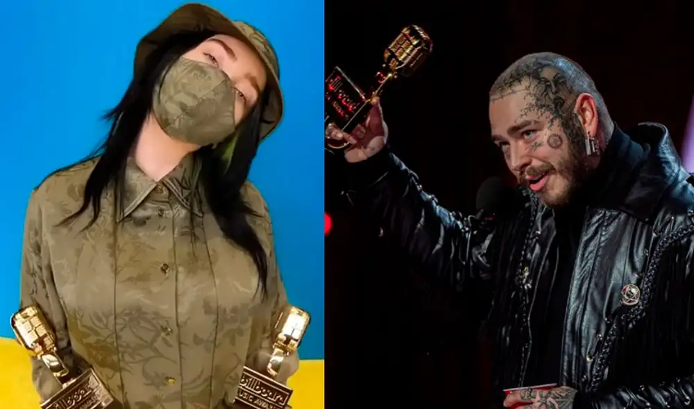 La deremonia de los premios Billboard Music Awards se realizó el último 14 de octubre en el Teatro Dolby de Los Ángeles. Post Malone y Billie Eilish fueron los protagonistas de la noche. Foto: Instagram @bbmas La deremonia de los premios Billboard Music Awards se realizó el último 14 de octubre en el Teatro Dolby de Los Ángeles. Post Malone y Billie Eilish fueron los protagonistas de la noche. Foto: Instagram @bbmas