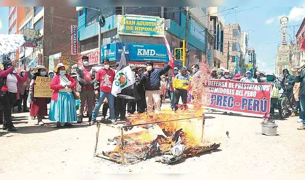 rechazo. Prestatarios exigen congelamiento de deudas. rechazo. Prestatarios exigen congelamiento de deudas.