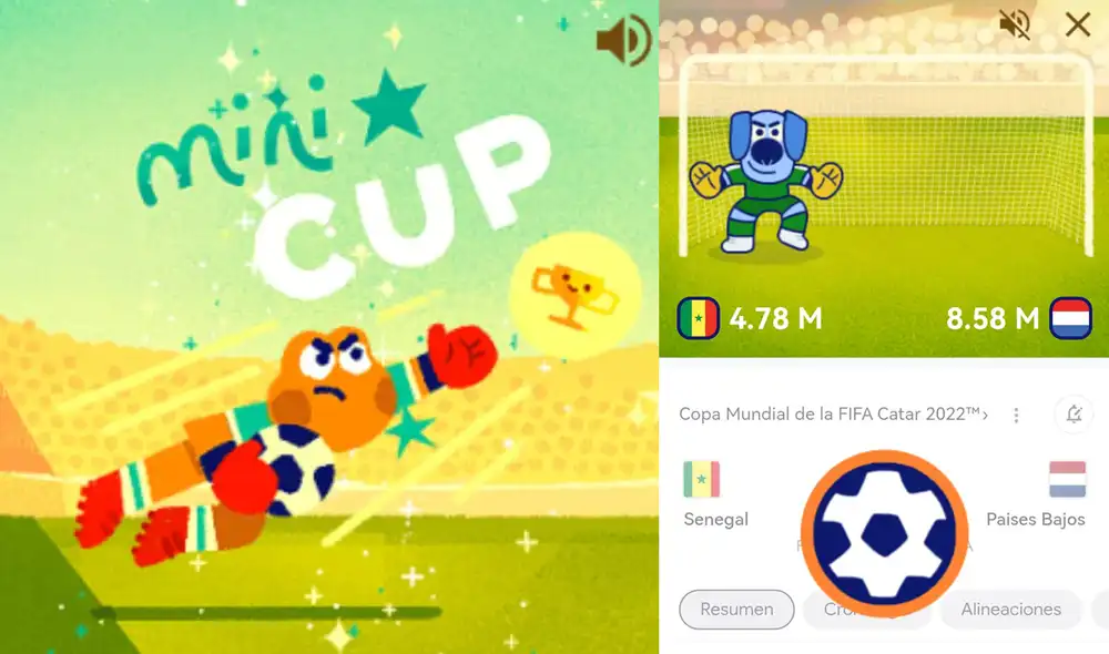 El juego de Google está disponible en Android e iOS. Foto: composición LR