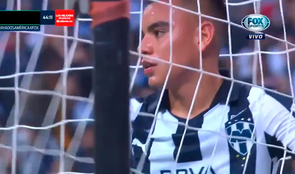 Autogol de Carlos Rodríguez en el América vs. Monterrey por la Liga MX. | Foto: Fox Sports 2