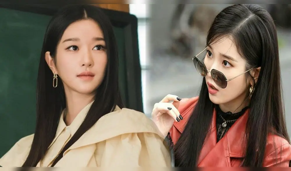 Desliza para ver más fotos de Seo Ye Ji y IU, actrices de It’s okay to not be okay y Hotel del luna. Créditos: tvN