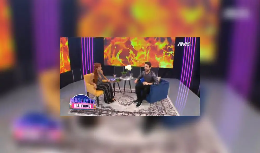 Rodrigo González aclara puyas con Magaly Medina. Foto: Captura Rodrigo González aclara puyas con Magaly Medina. Foto: Captura