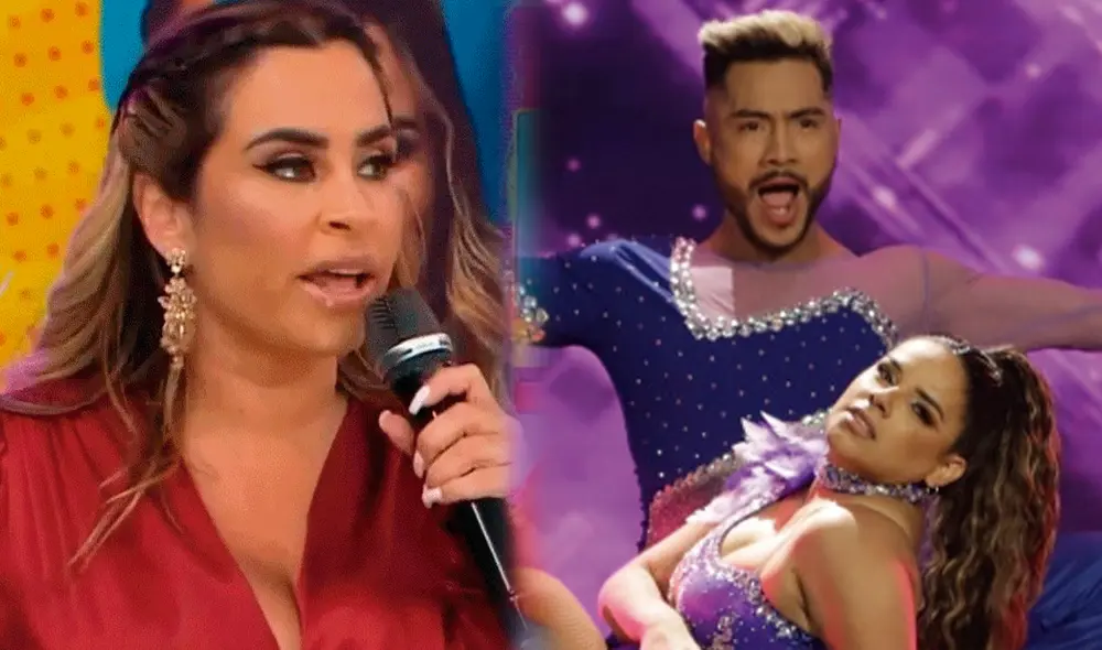 Ethel Pozo, Giuliana Rengifo y George Neyra. Foto: composición/captura América TV/GV Producciones