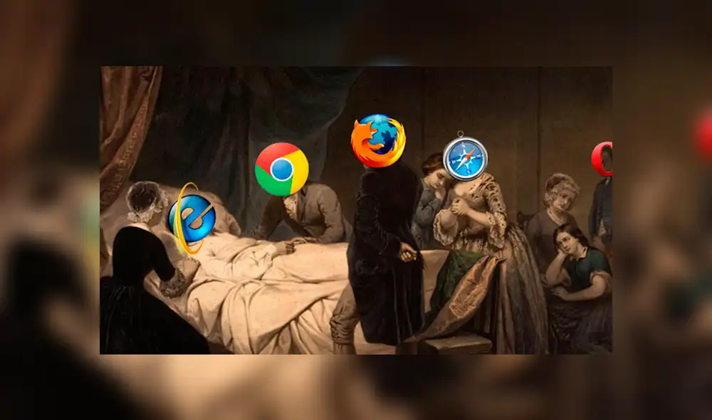 Los divertidos memes por la 'muerte' de Internet Explorer no se hicieron esperar. Foto: Captura.
