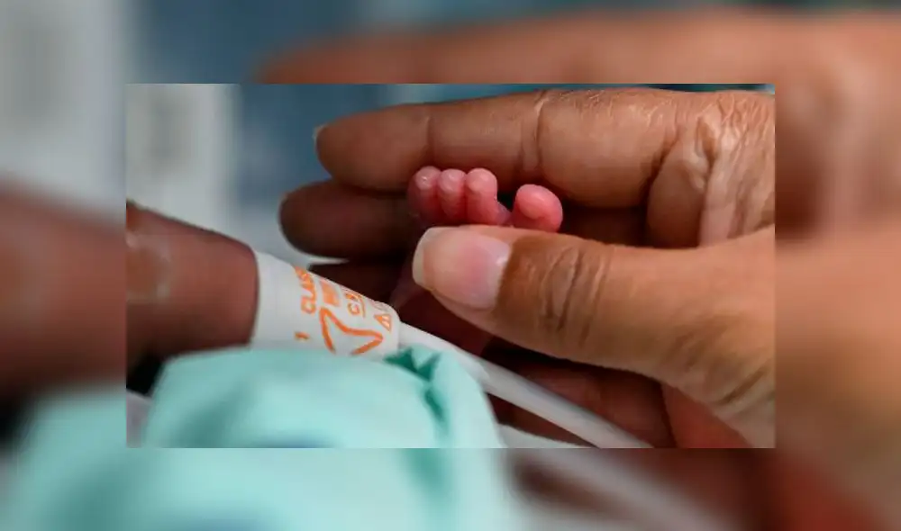 Diana Paola Angola, quien se recuperó del nuevo, acaricia a su hijo Jefferson en la sala neonatal de la Clínica Versalles. Foto: AFP/ Luis Robayo. Diana Paola Angola, quien se recuperó del nuevo, acaricia a su hijo Jefferson en la sala neonatal de la Clínica Versalles. Foto: AFP/ Luis Robayo.