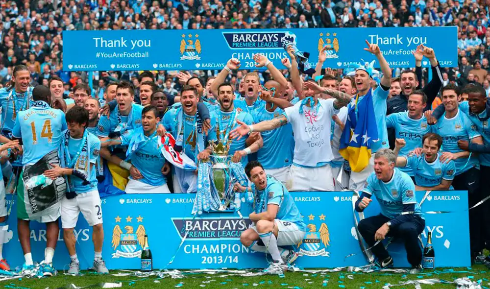 En el 2014, Manchester City ganó el cuarto título de la liga inglesa en su historia. Ahora corre el riesgo de ser despojado de ese campeonato. Foto: As. En el 2014, Manchester City ganó el cuarto título de la liga inglesa en su historia. Ahora corre el riesgo de ser despojado de ese campeonato. Foto: As.