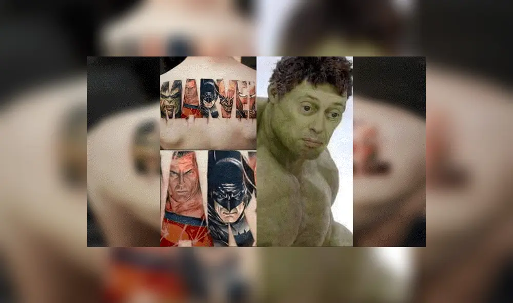 YouTube viral: un fanático de Marvel pretendía presumir su tatuaje y un detalle lo convirtió en la burla de todos [FOTOS]