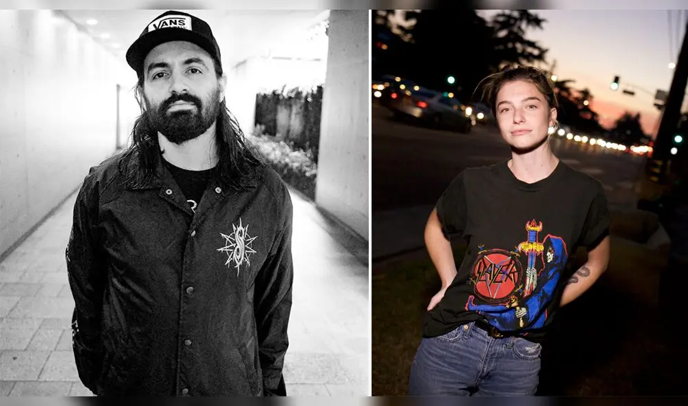 Jay Weinberg y Chloe Howcroft