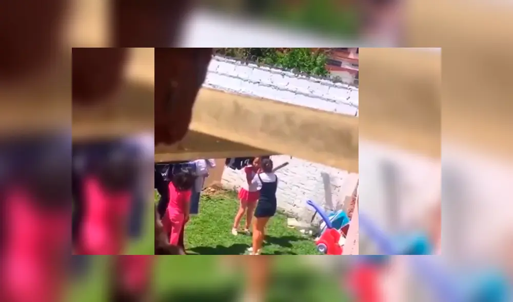 El video fue captado desde una casa vecina. Foto: Facebook El video fue captado desde una casa vecina. Foto: Facebook