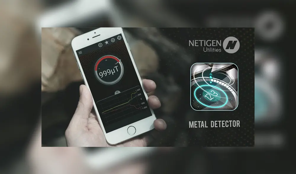 Si acercas tu teléfono a un metal sonará la alarma. Foto: Captura.