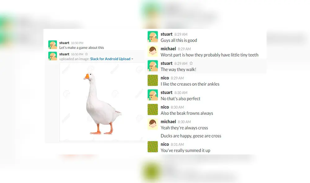 Conversación de los desarrolladores de Untitled Goose Game. Conversación de los desarrolladores de Untitled Goose Game.