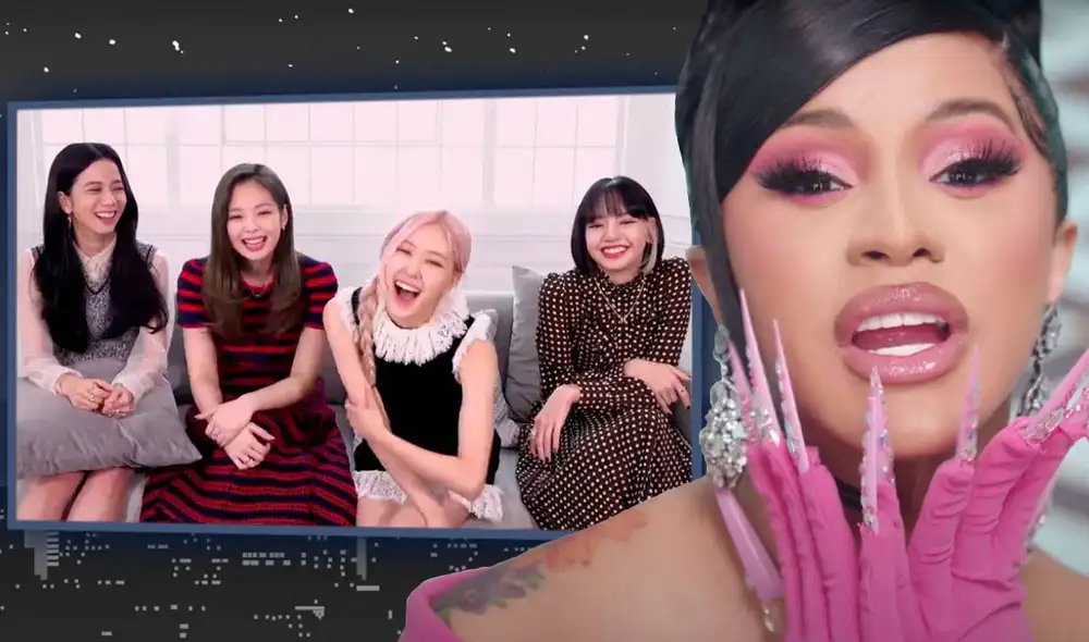 BLACKPINK, JIMMY KIMMEL, CARDI B