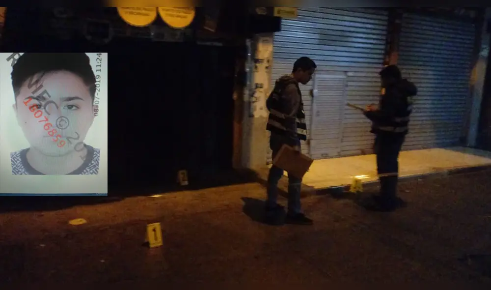 Personal policial investiga el caso.