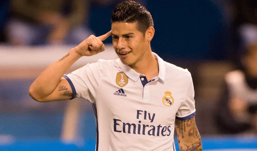James Rodríguez se lesiona y será baja en el Real Madrid