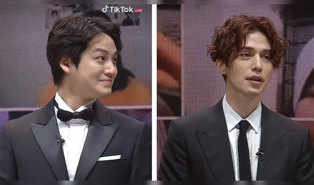Lee Dong Wook y Kim Bum en fanmeeting online Men and mission. Foto: capturas