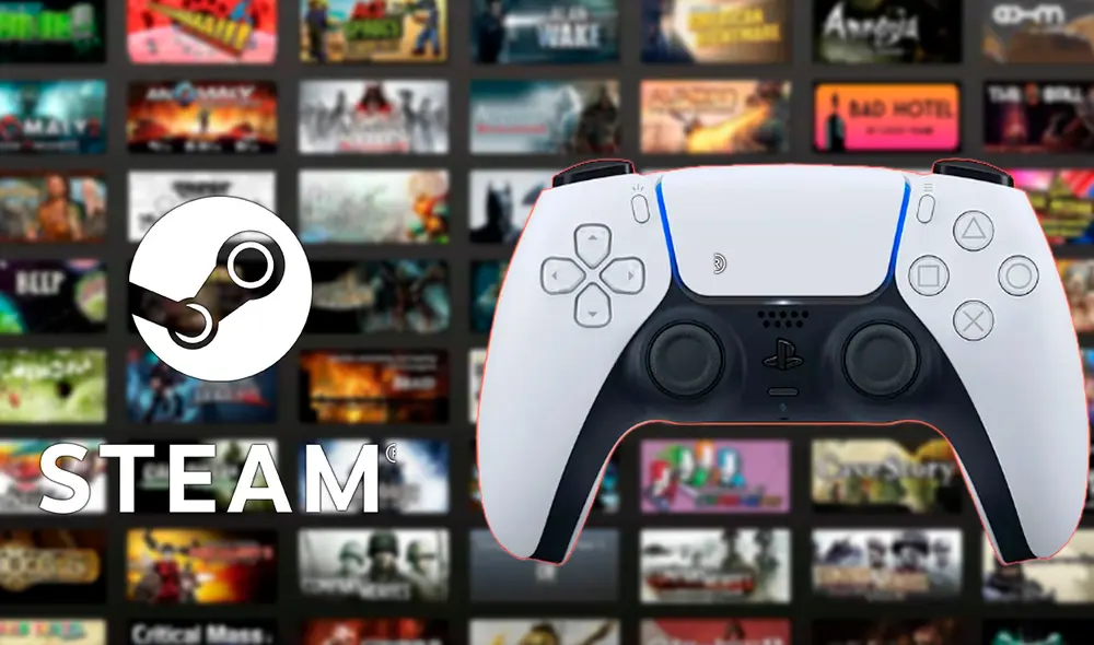 Si bien se puede usar el mando DualSense en Steam, los usuarios no tendrán acceso a ciertas funciones: Foto composición La República