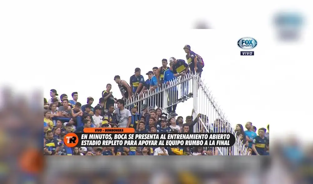 River Plate vs Boca Juniors: hinchas 'xeneizes' llenaron la 'Bombonera' para el entrenamiento abierto [VIDEO]