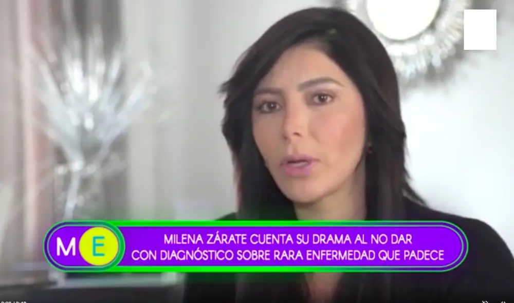 Milena Zárate mostró cuál es la sintomatología que siente durante aquellos episodios, los cuales pueden ser desencadenados por una simple gripe. Foto: Captura Latina Milena Zárate mostró cuál es la sintomatología que siente durante aquellos episodios, los cuales pueden ser desencadenados por una simple gripe. Foto: Captura Latina