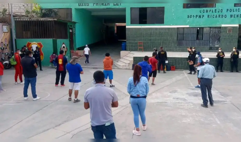 Personas fueron llevadas a la dependencia policial en Apurímac. Foto: Cortesía. Personas fueron llevadas a la dependencia policial en Apurímac. Foto: Cortesía.