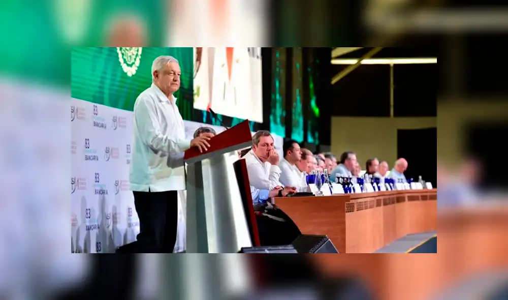 AMLO participa de la 83 Convención Bancaria. (Foto: Regeneración) AMLO participa de la 83 Convención Bancaria. (Foto: Regeneración)