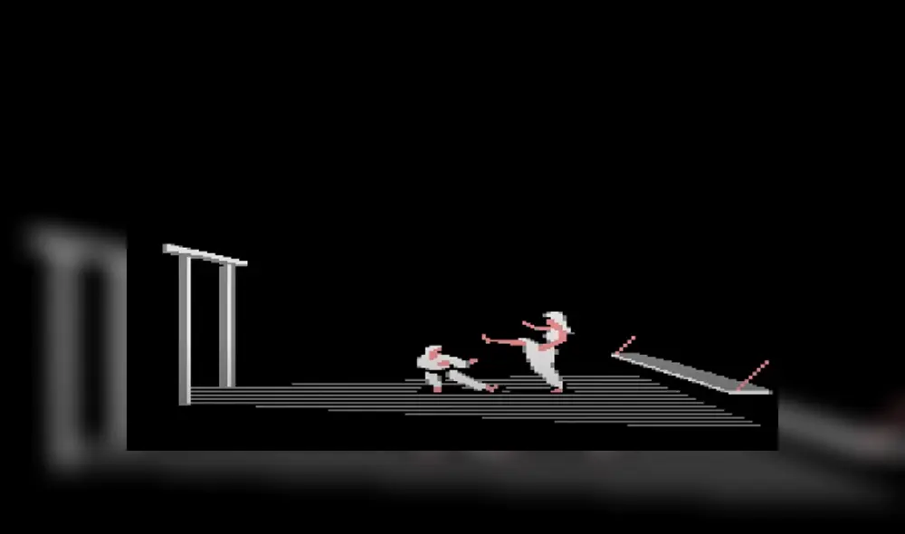 Desliza para ver los finales de Karateka, uno de los videojuegos más populares de la NES. Foto: Captura. Desliza para ver los finales de Karateka, uno de los videojuegos más populares de la NES. Foto: Captura.