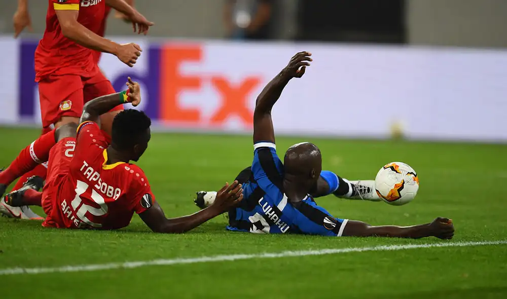 Romelu Lukaku puso el segundo para el Inter cuando se encontraba en el piso. Foto: @inter_es