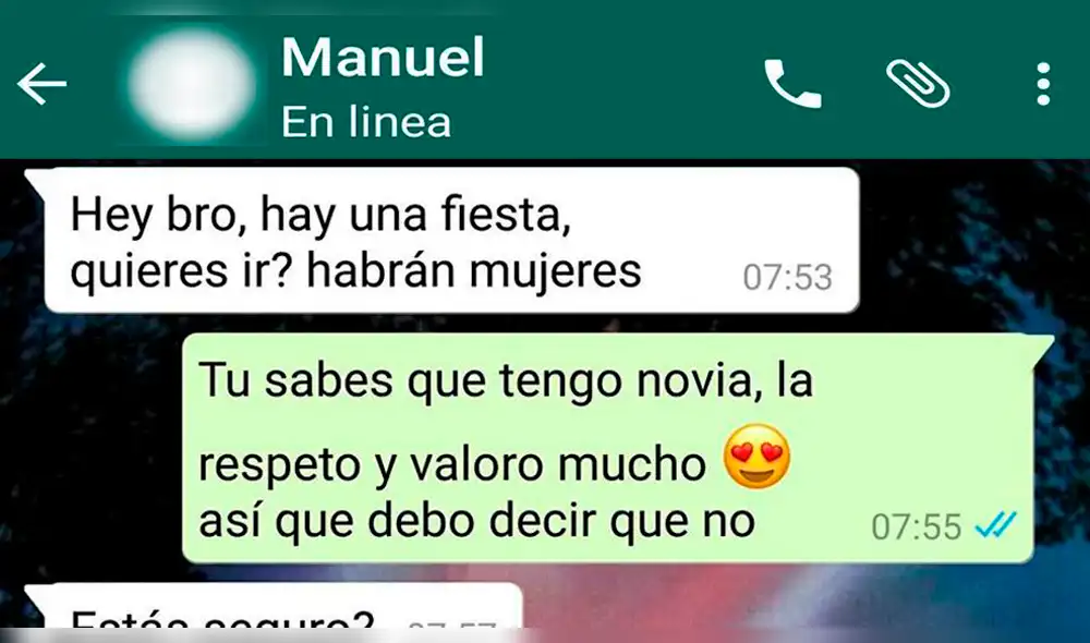 WhatsApp: Lo invitaron a una "bacanal" y su respuesta generó asombro [FOTOS]