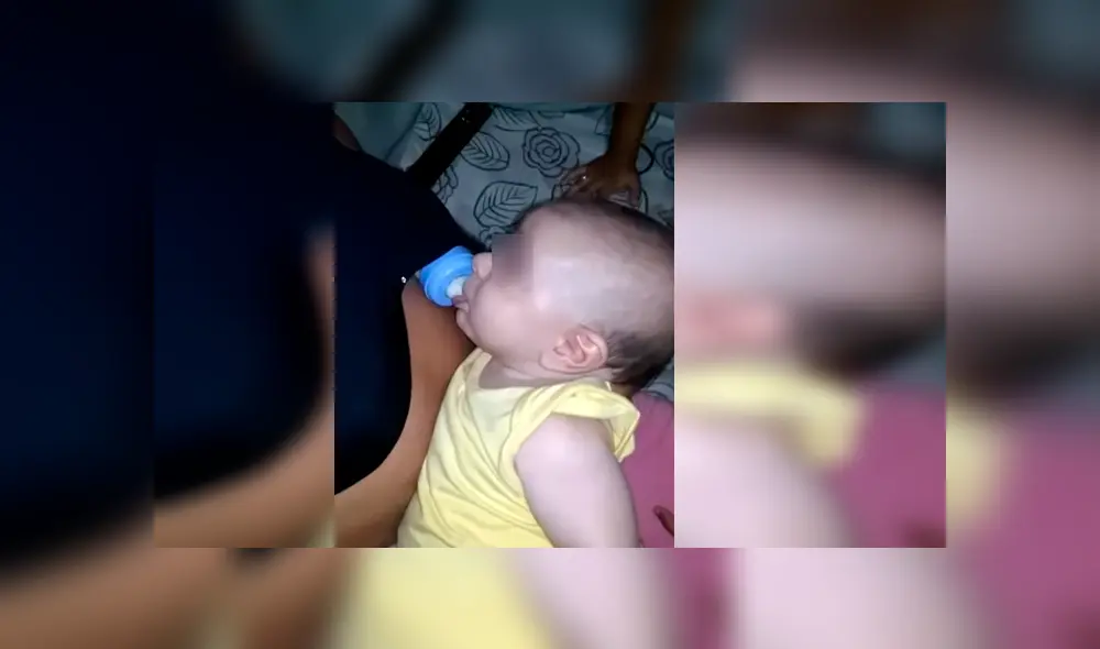 Video es viral en Facebook. Padre de familia se había quedado a cargo de sus hijos y buscó una salida desesperada al ver que su bebé no quería comer