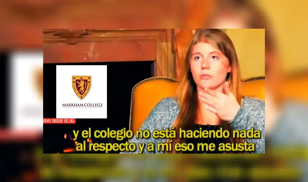Colegio Markham se pronuncia por denuncia de violación a estudiante de intercambio [VIDEO]