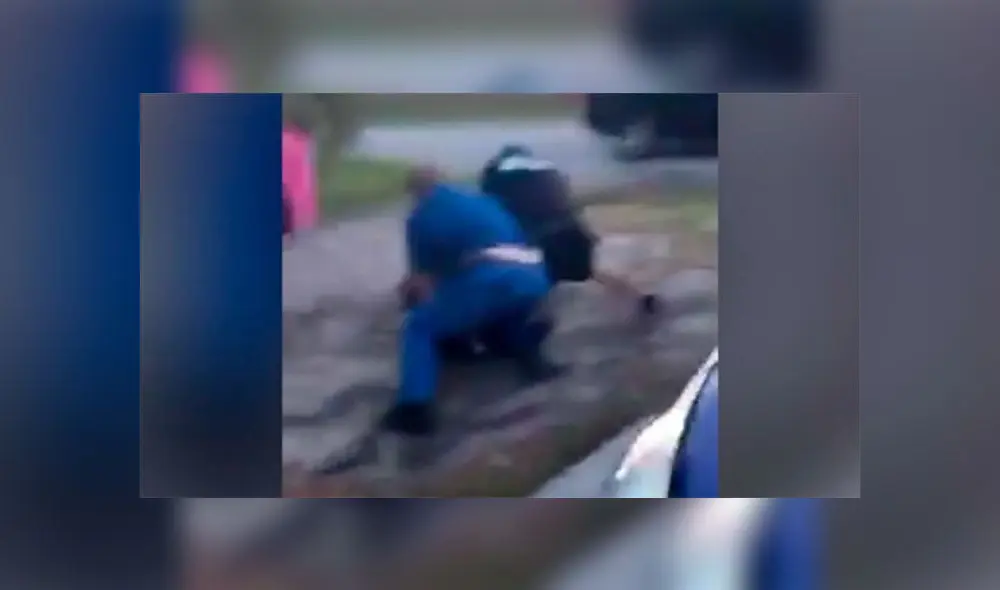 Los policías buscaban al nieto y terminaron disparándole a la anciana. Foto: captura de pantalla