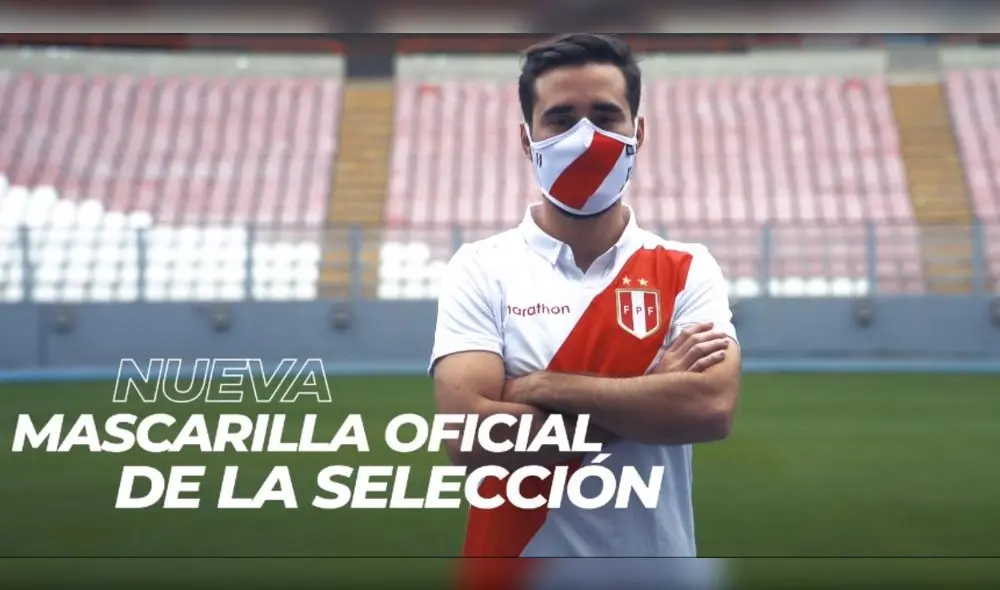 Nueva mascarilla de la selección peruana. Foto: FPF