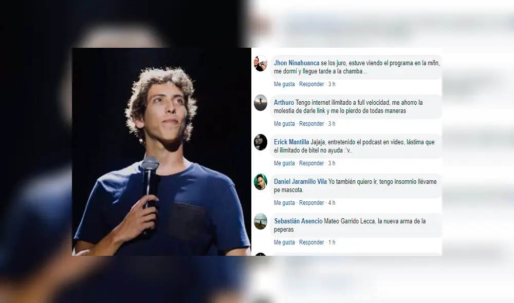 Facebook viral: Mateo Garrido Lecca es 'troleado' cuando cuenta chiste en canal de YouTube [VIDEO]